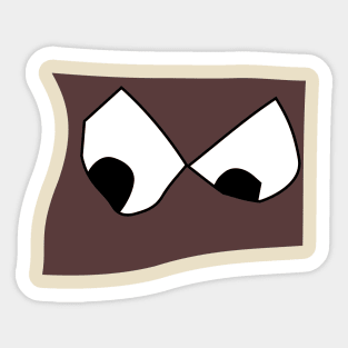 Angry eyes Sticker